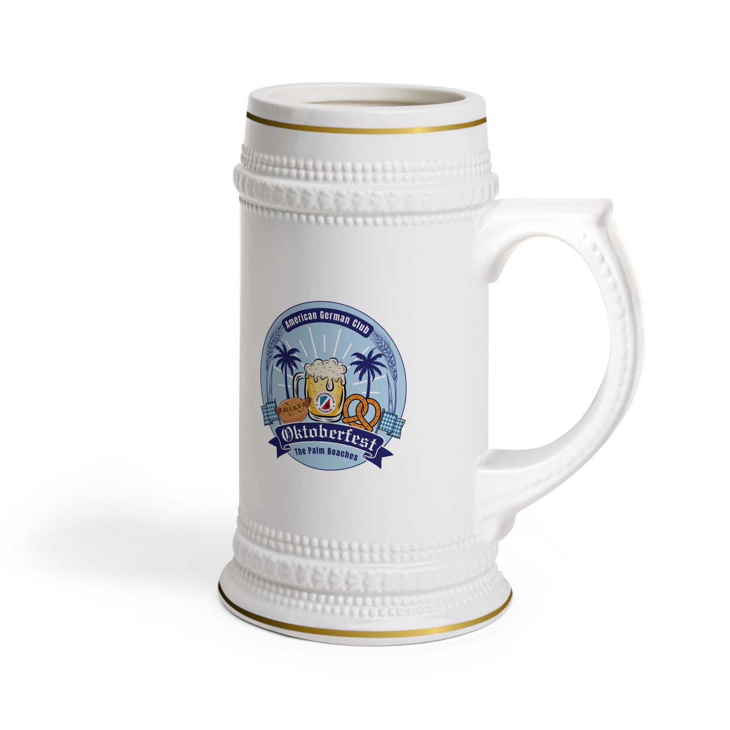Oktoberfest - AGC Oktoberfest 22 oz. Ceramic Bier Stein