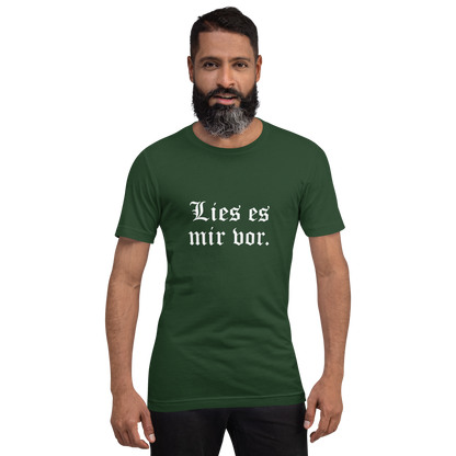 Lies es mir vor - Unisex t-shirt