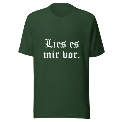 Lies es mir vor - Unisex t-shirt