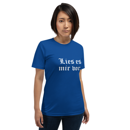 Lies es mir vor - Unisex t-shirt